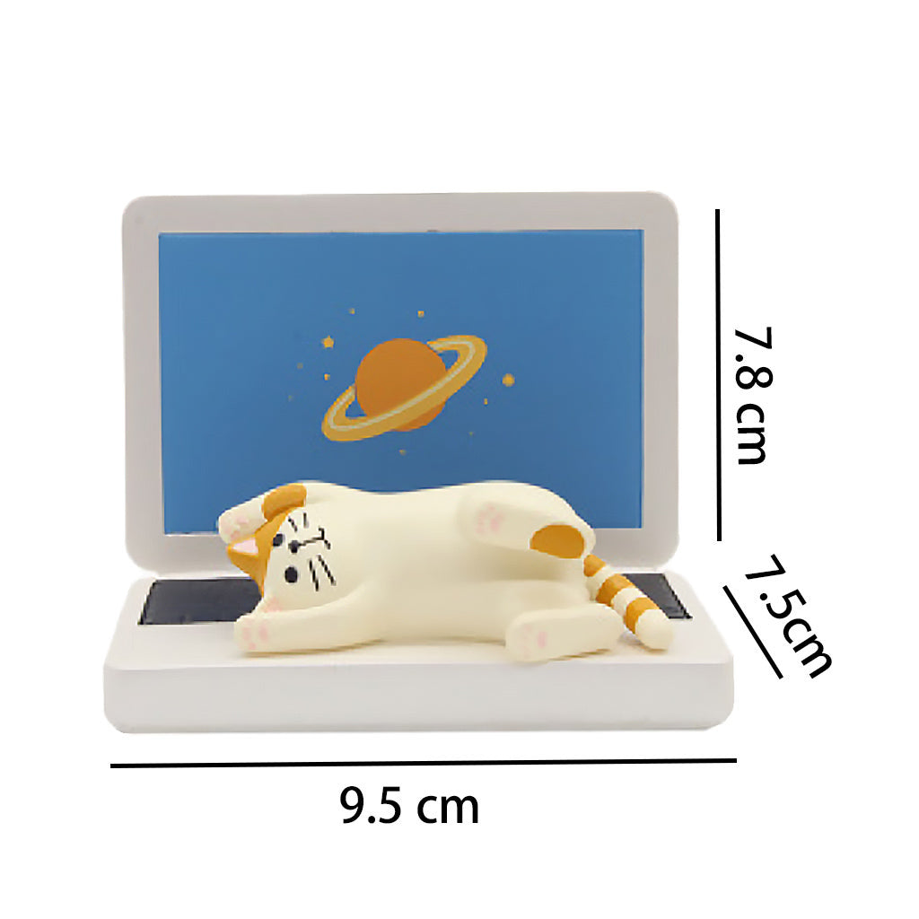Desktop Creative Phone Holder for Tablets PC Couple 9.5x7.5x7.8cm PC Cat