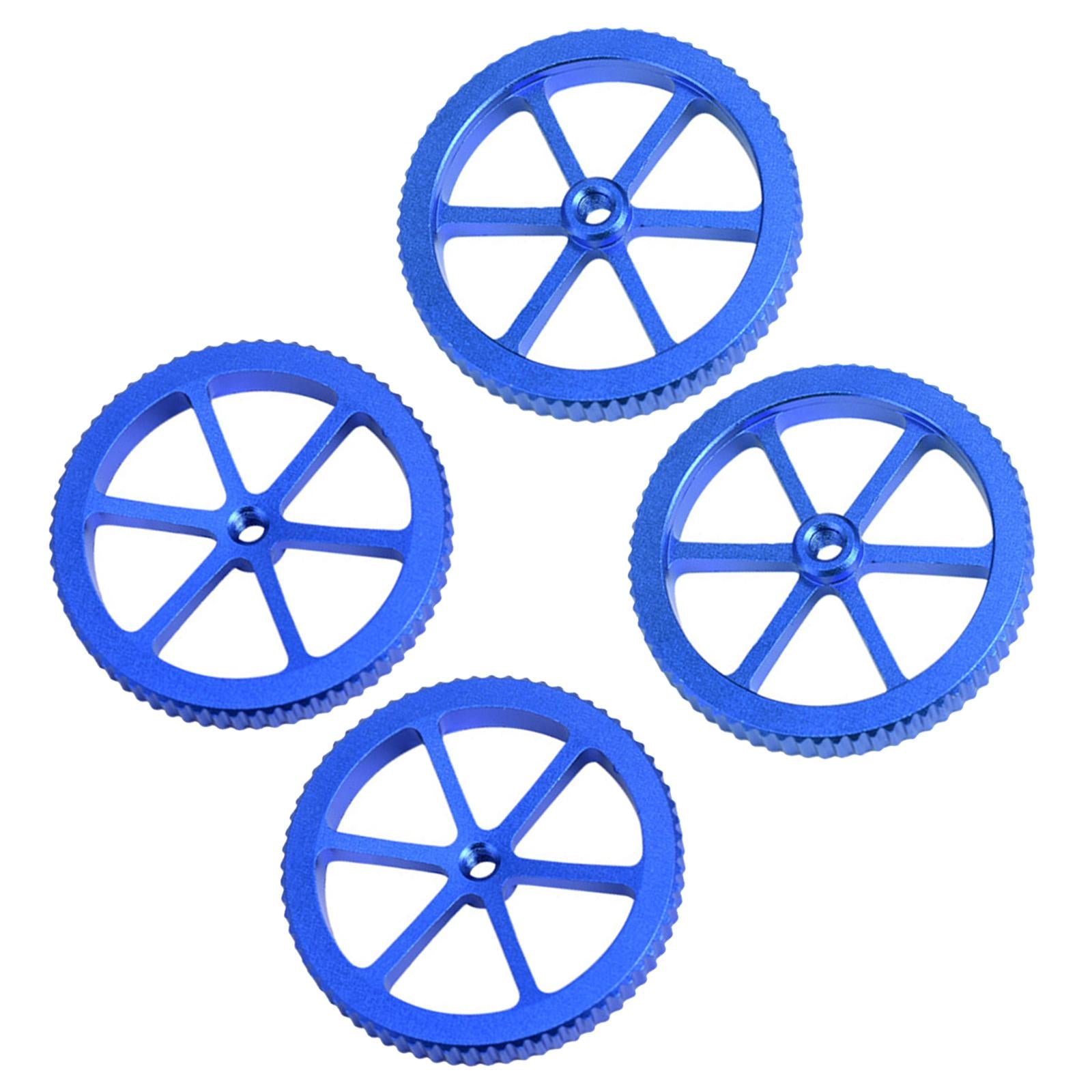 Blue 3D Printer Aluminum Hand Twist Leveling Nut Knobs Wheels for Ender 3 5