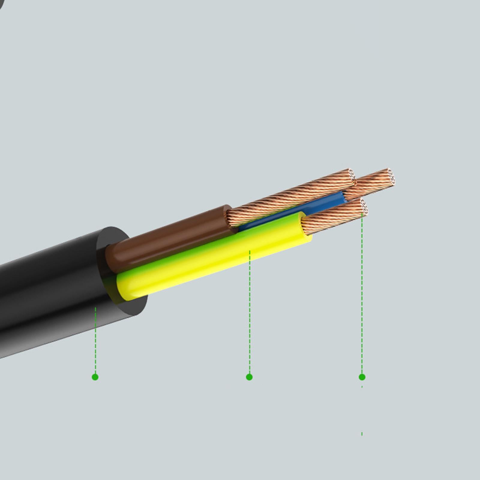 AC Power Supply Adapter Cord Cord Cable AC Adapters for Office Laptop 1.8m