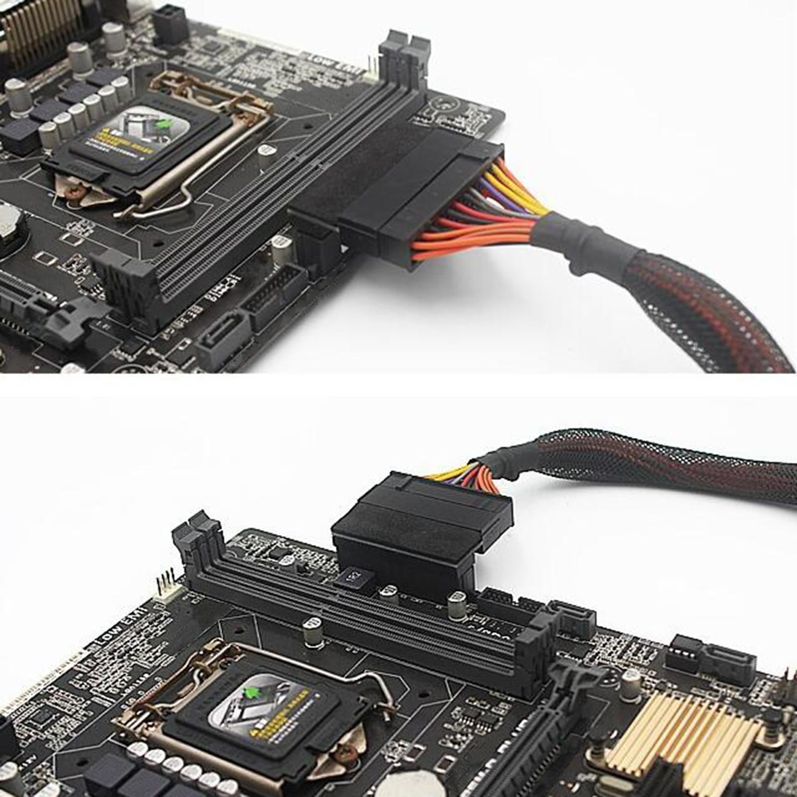 Adapter Mainboard 90 Degree Adapter Extension Adapter for PC Supply Desktops