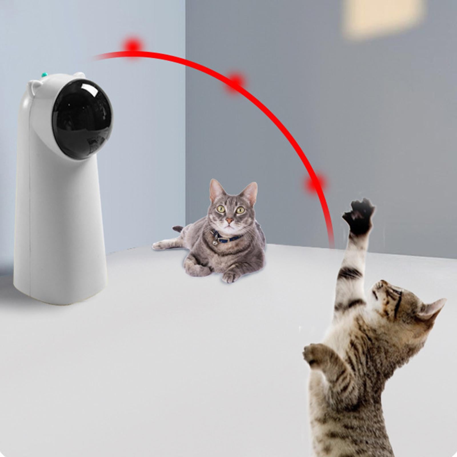 Automatic Cat Toys Interactive Smart Teasing Pet LED Funny Handheld Green