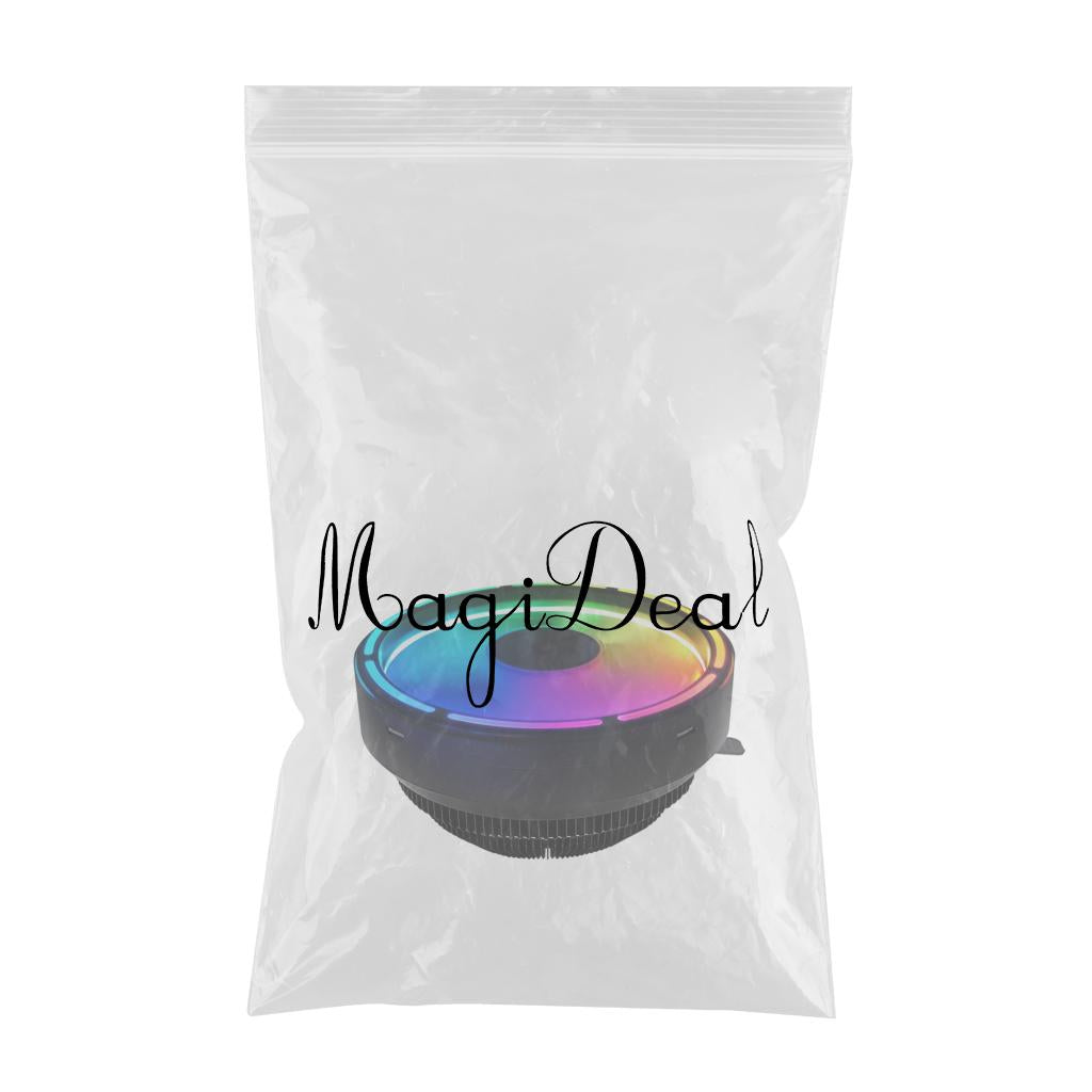 CPU Cooler RGB Quiet Fan for Teblets Computer Laptops Spacer RGB Loop