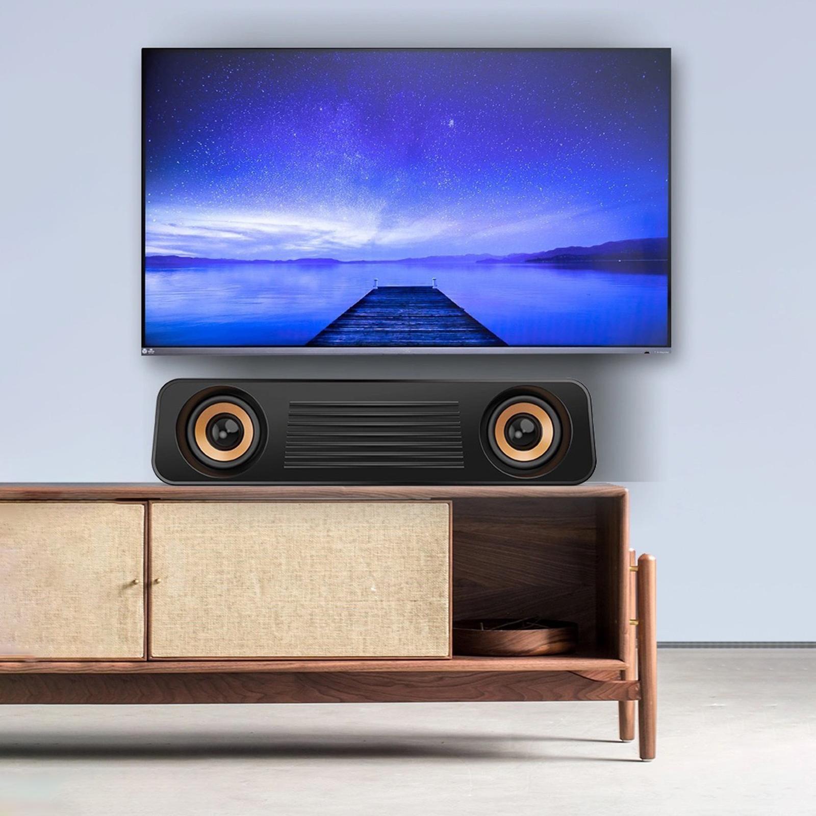 Desktop USB Wired Speaker 3.5mm AUX for TV Cellphone Tablets Volume Control