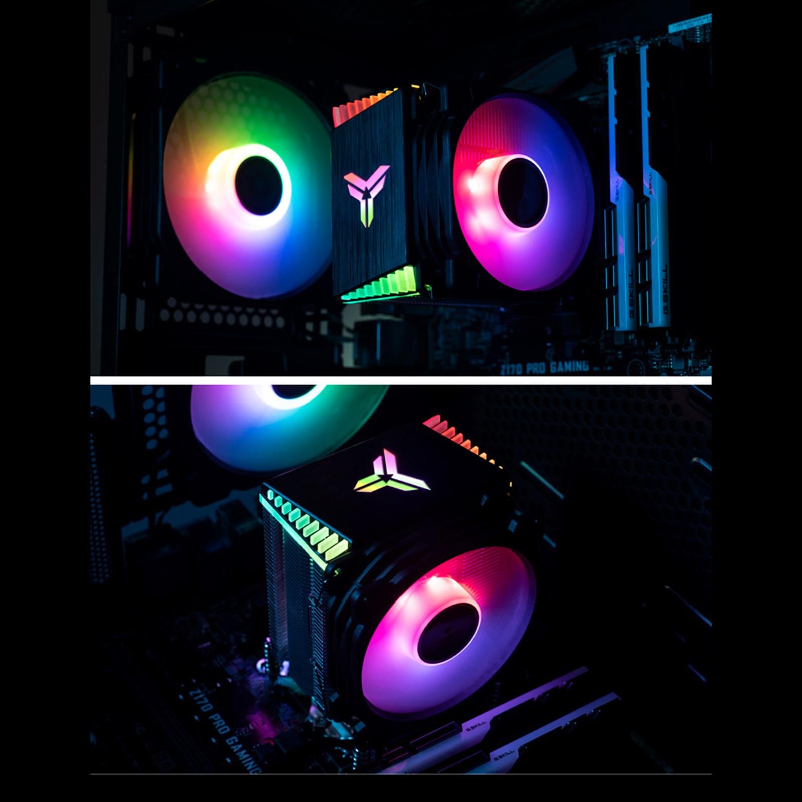 CR1400 CPU Cooler 4 Heatpipes 4Pin 12V for LGA 1150 1151 1155 1156 Colorful