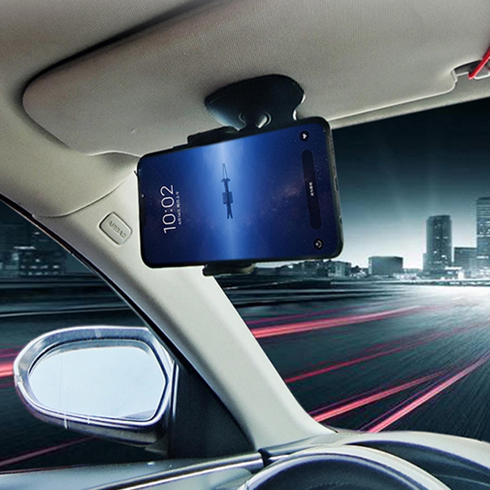 Car Dashboard Phone Bracket 360 Rotatable gm visor touch lock