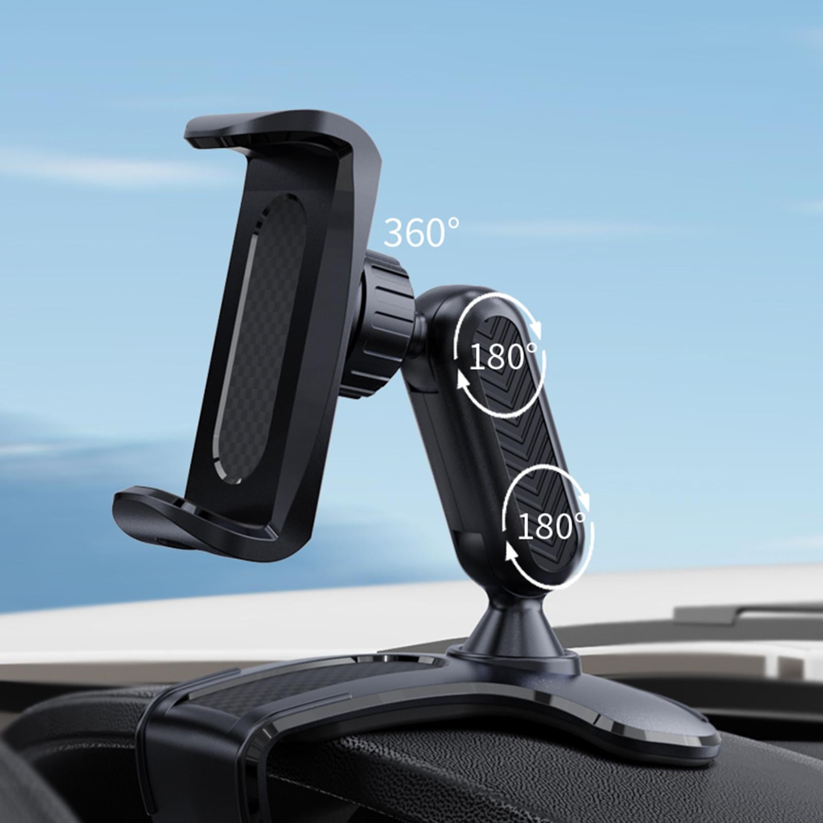 Car Dashboard Phone Bracket 360 Rotatable gm visor touch lock