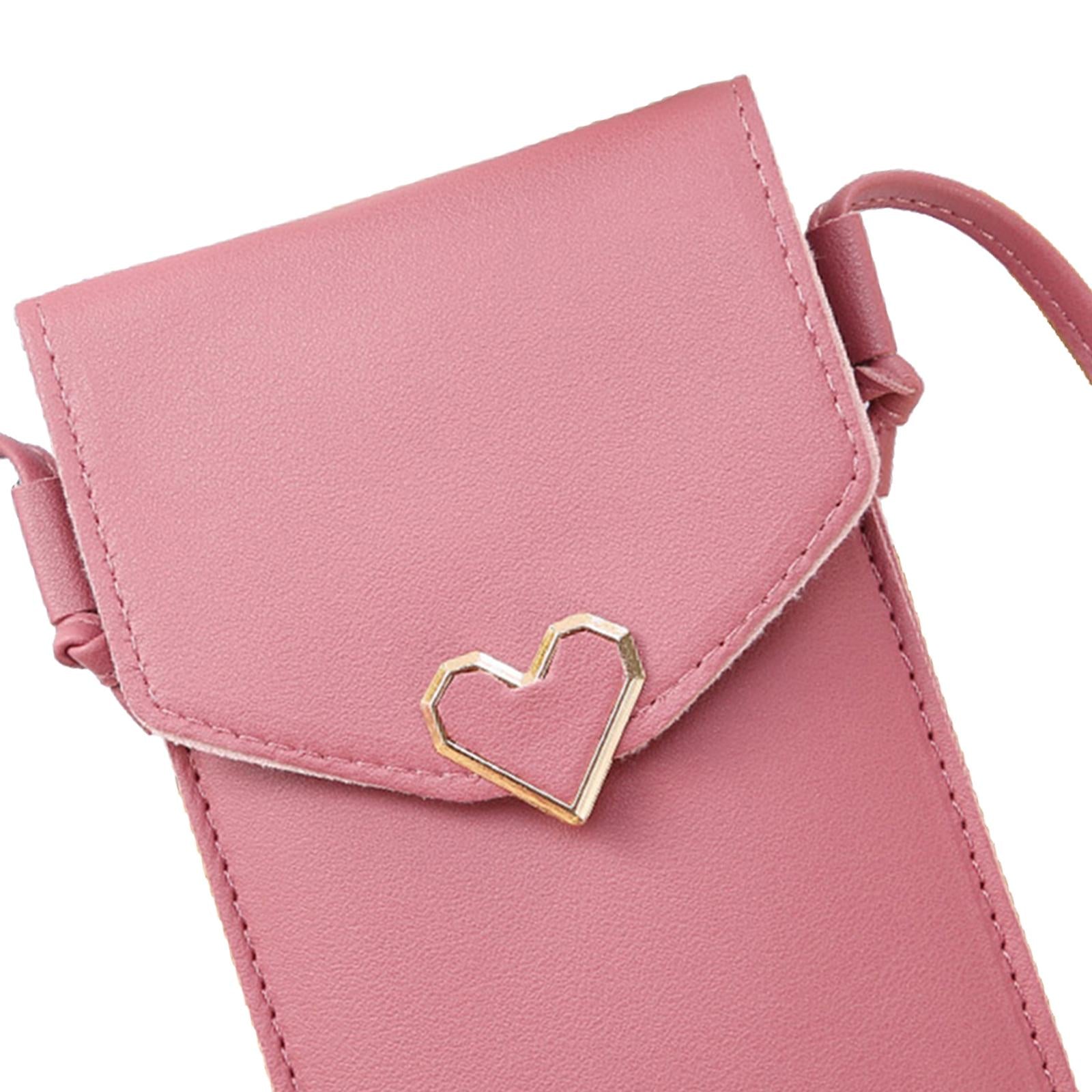 Crossbody Shoulder Bag Card Slots Lightweight for phone Lady Female gray