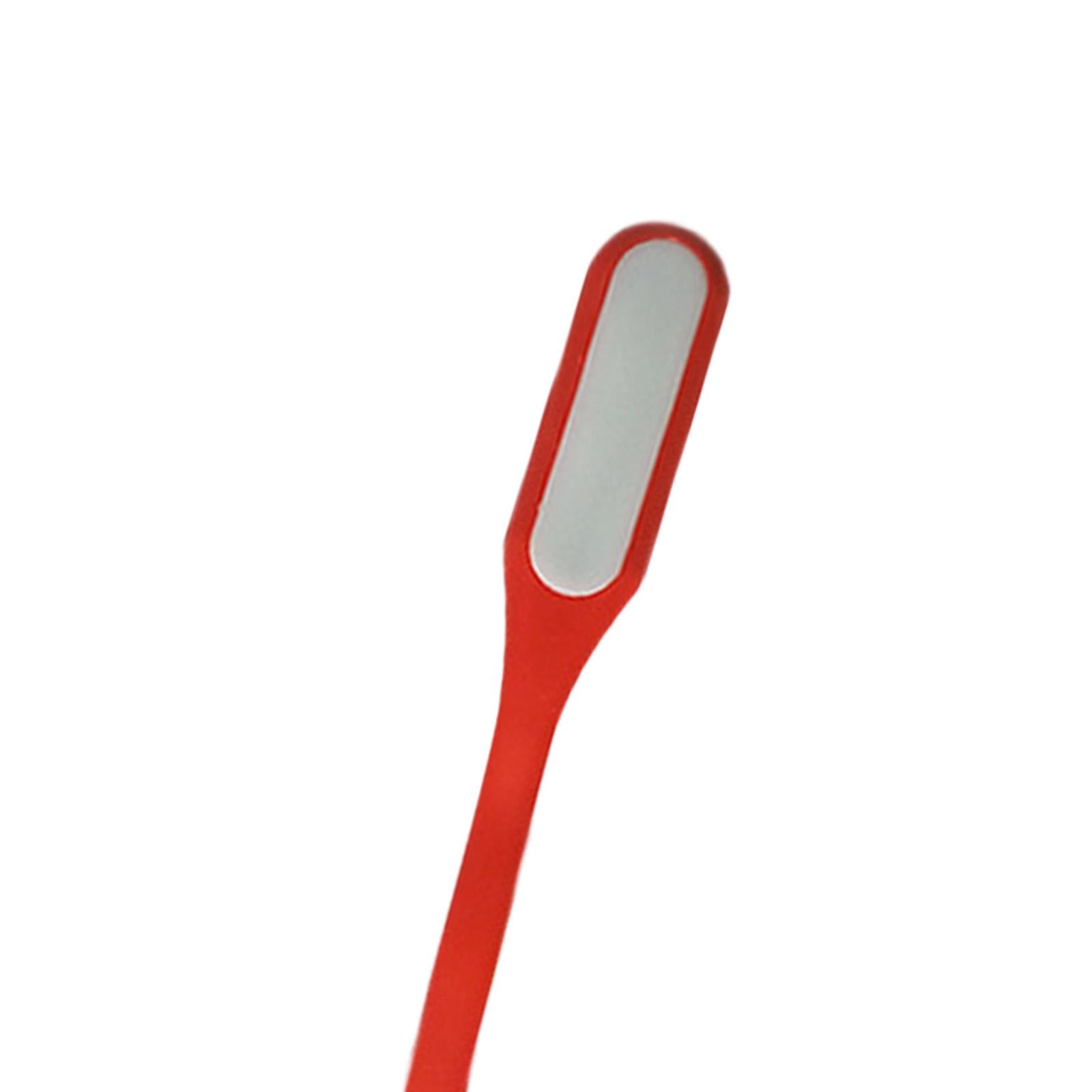 3xFlexible LED Light Lamp Portable Adjustable for Laptop Eye Care red