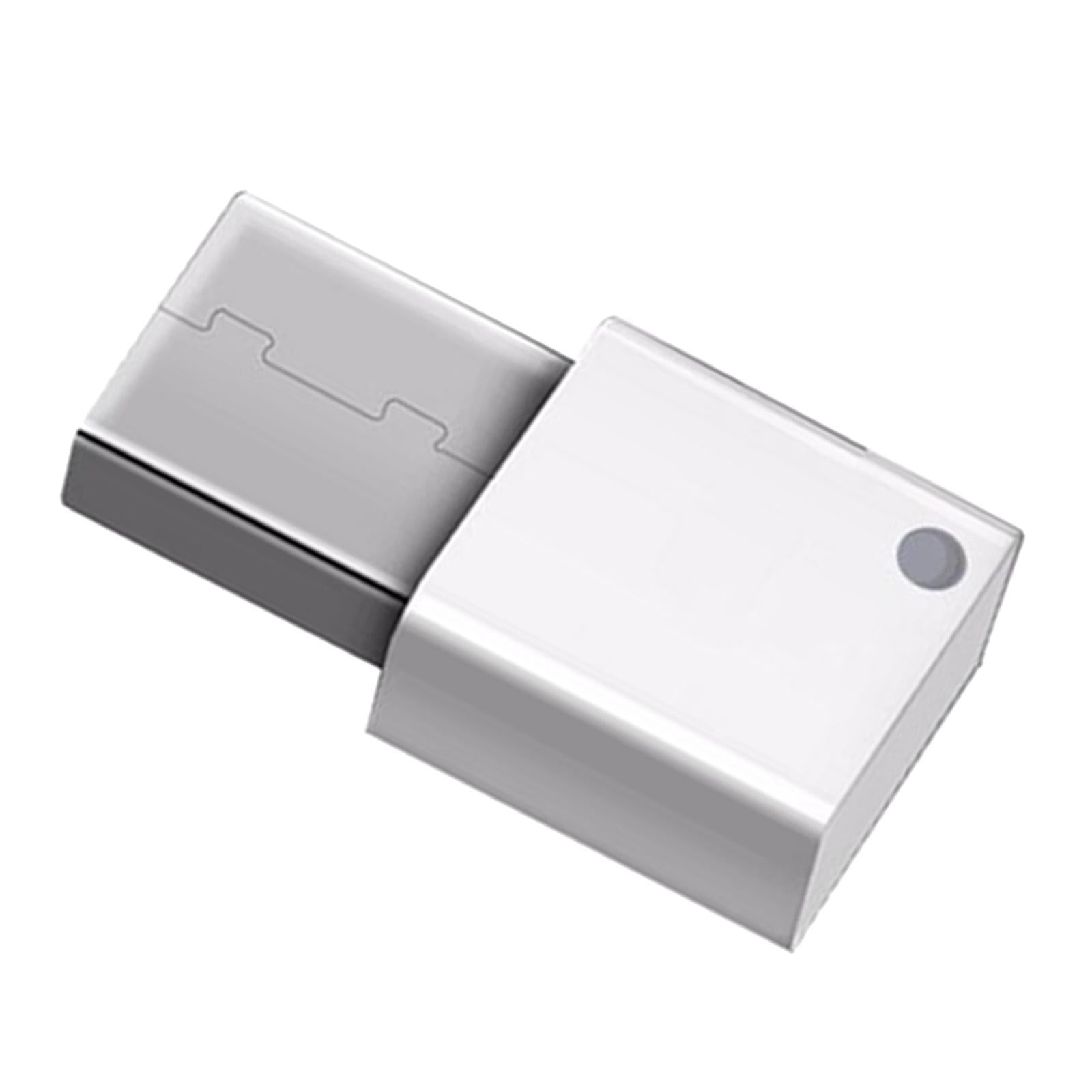 Bluetooth 5.0 USB Adapter Mini Wireless Dongle Transfer for Car TV white