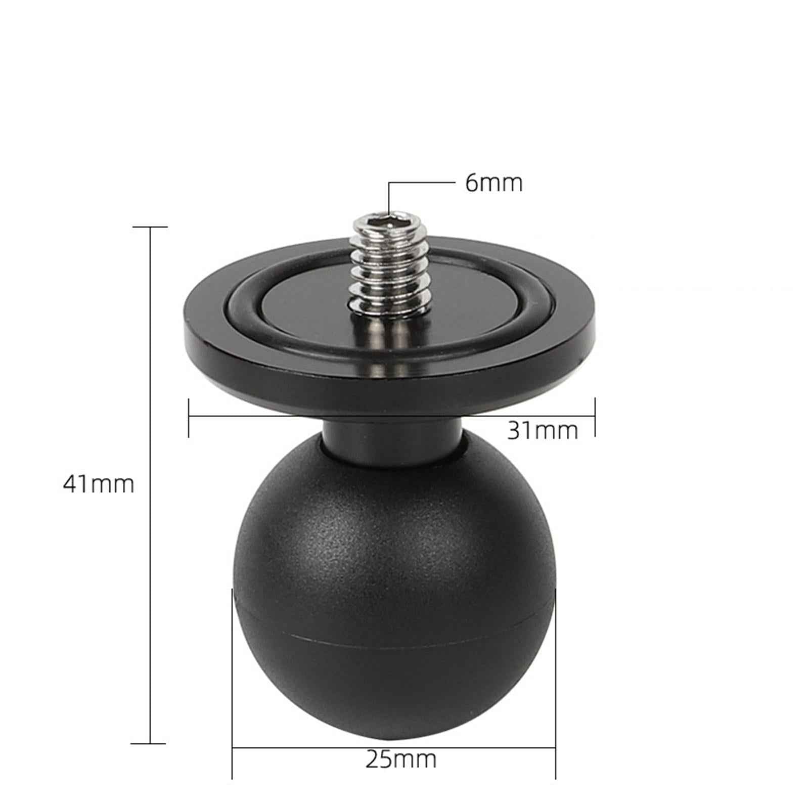 25mm Cool Ballhead Clamp Mount with 1/4inch Thread DSLR Camera for Insta360