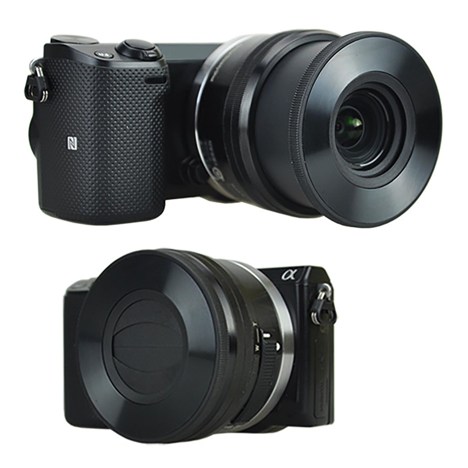 Auto Open Lens caps 16-50mm Accessories for Sony 3.5-5.6 Oss Black
