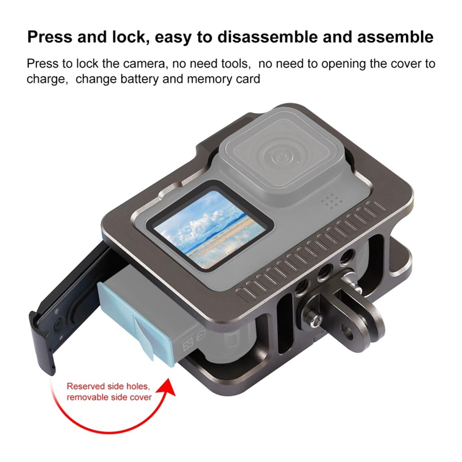 Aluminum Alloy Case for 10 9 Black Solid Protection Quick Release