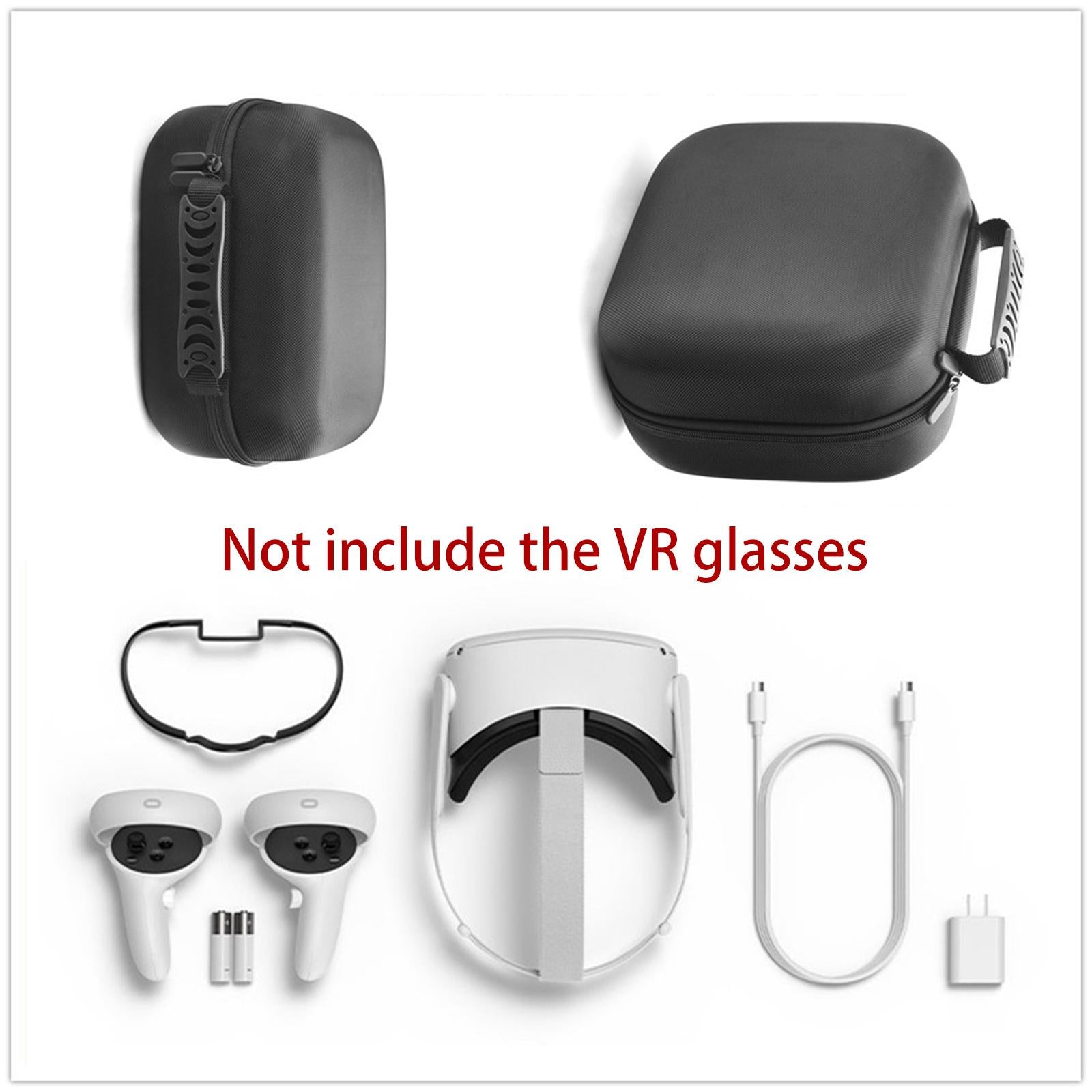 Carrying Case with Double Zipper W/ Handle Storage Bag for Quest Travel