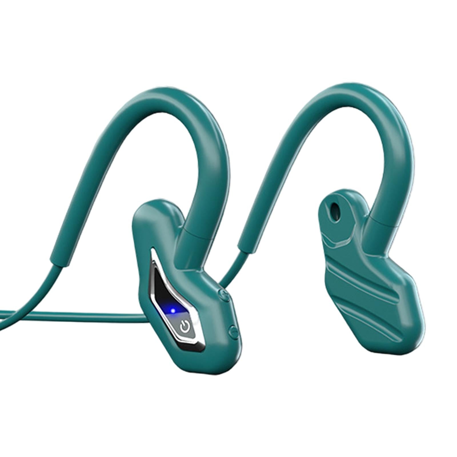 Bone Conduction Headphones Wireless Bluetooth Headset Green