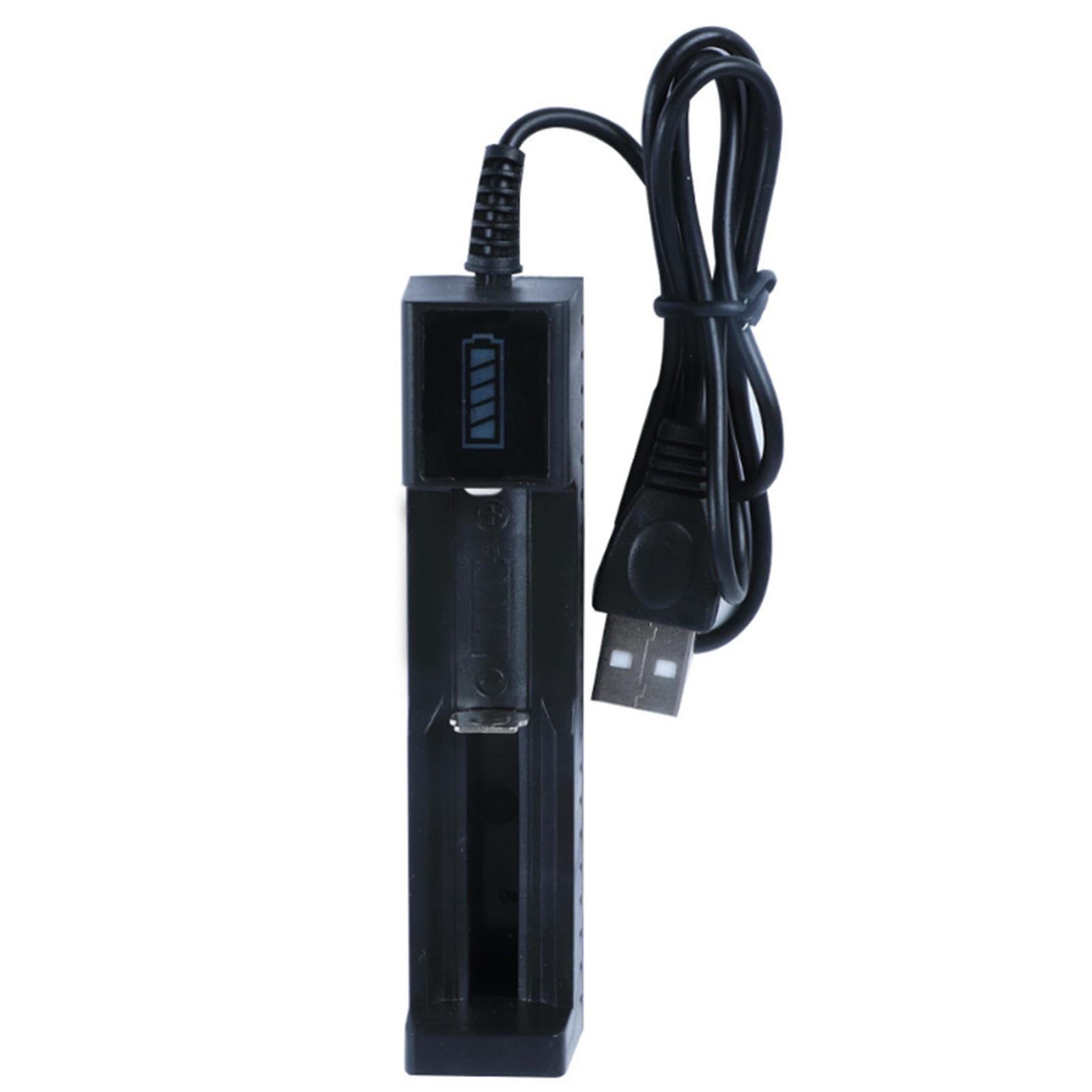 2x18650 Battery Charger Box USB Charging 1 Slot for Li-Ion Batteries 3.7V-4.2V