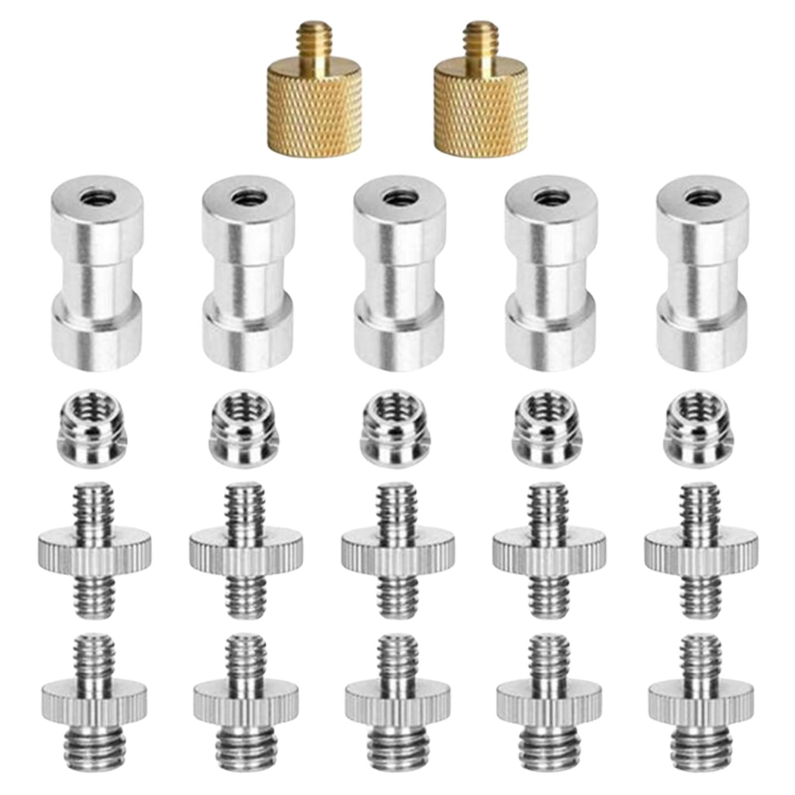 Camera Screw, 22 Pcs 1/4 Inch 3/8 Inch Converter Threaded Screws