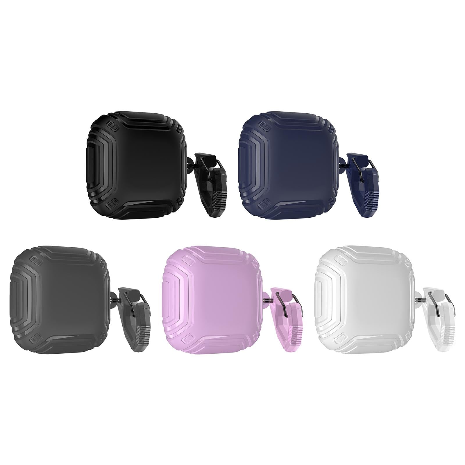 3xTPU Case for Fit Pro Shockproof Full Body Wired Wireless Charging Black