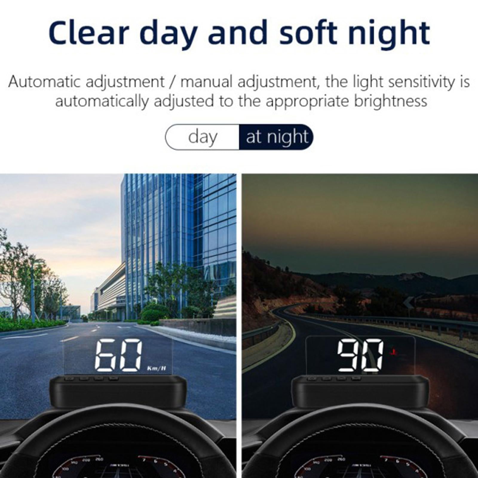 Digital Car GPS Head up Display Speedometer HUD Voltage Overspeed Warning