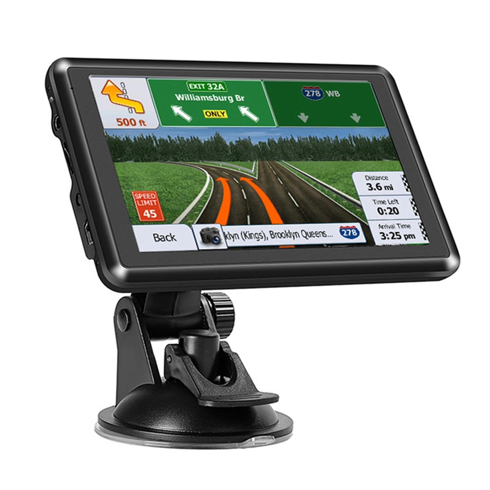 GPS Navigation Touchscreen FM Transmitter Windshield Mounted for Car Truck