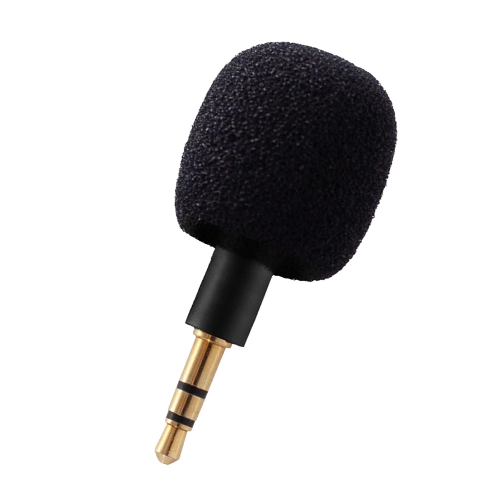 3xMini Condenser Microphone Anti Interference for Cell Phone Black Three Level