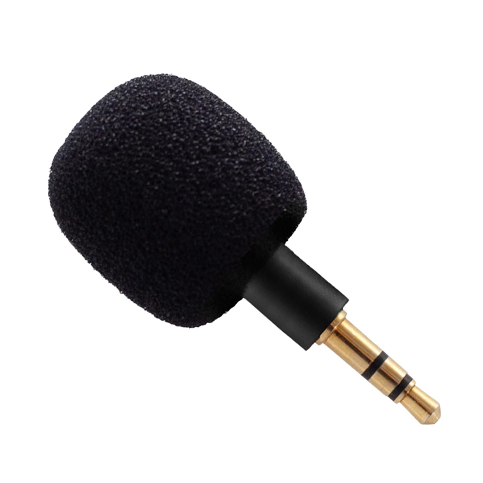 3xMini Condenser Microphone Anti Interference for Cell Phone Black Three Level