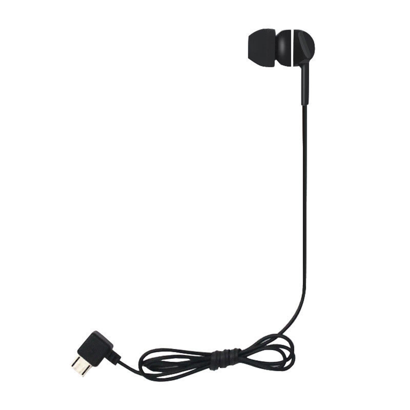 2xSingle Side Mono Wire Earphone in Ear Only Wired USB 5 Pins Port Universal