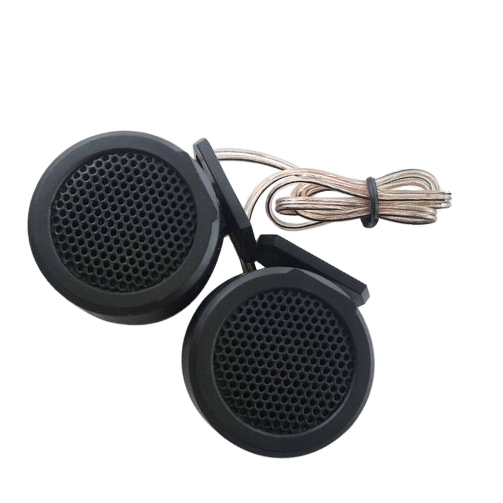 2x Car Loud Speakers Dome Tweeter 500 Watt Max Power Built in Crossover