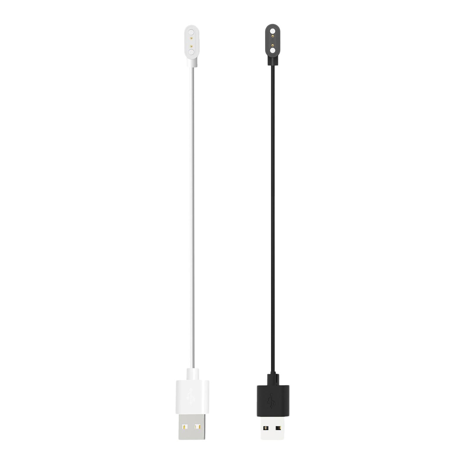 4xSmart Watch Charging Cable Portable 2 Pin USB for Xgo2 Kids Watch Black
