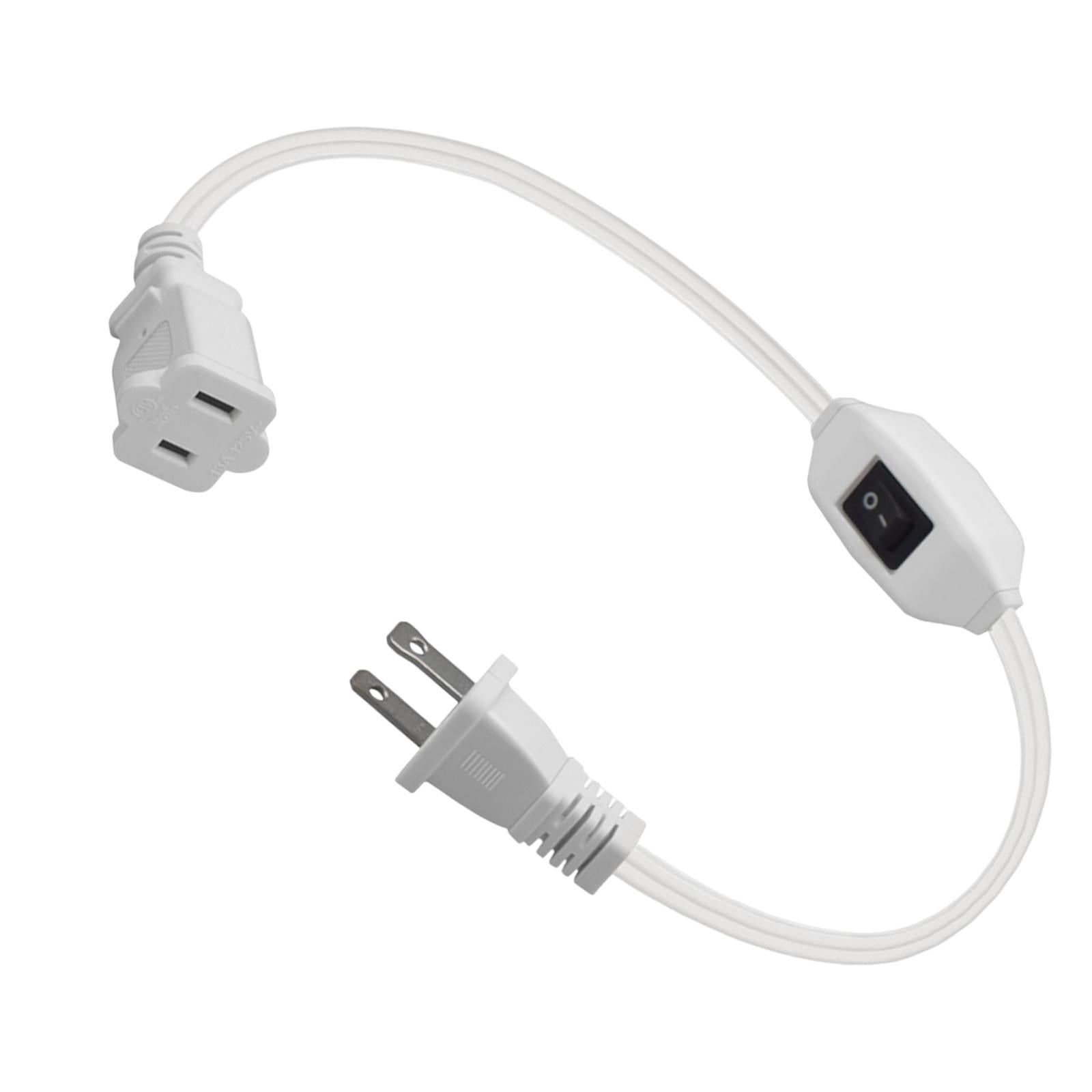 0.32 Meter Switch Extension Cord USA Standard 13Amp 125V Professional 16AWG