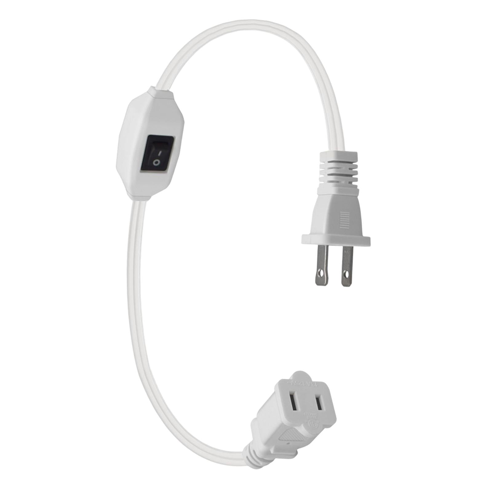 0.32 Meter Switch Extension Cord USA Standard 13Amp 125V Professional 16AWG