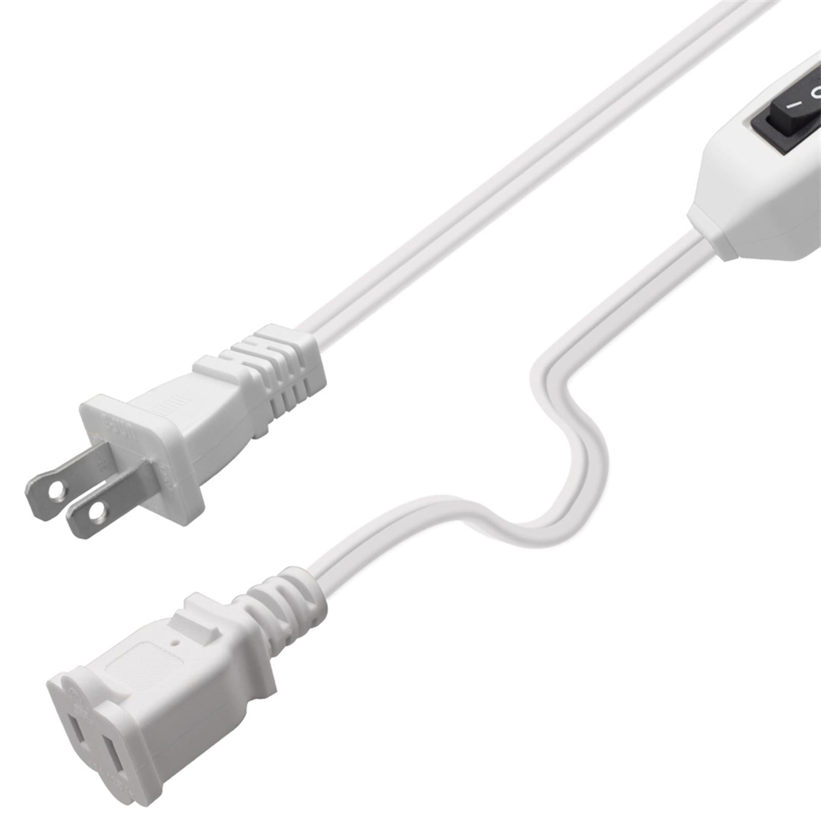 0.32 Meter Switch Extension Cord USA Standard 13Amp 125V Professional 16AWG