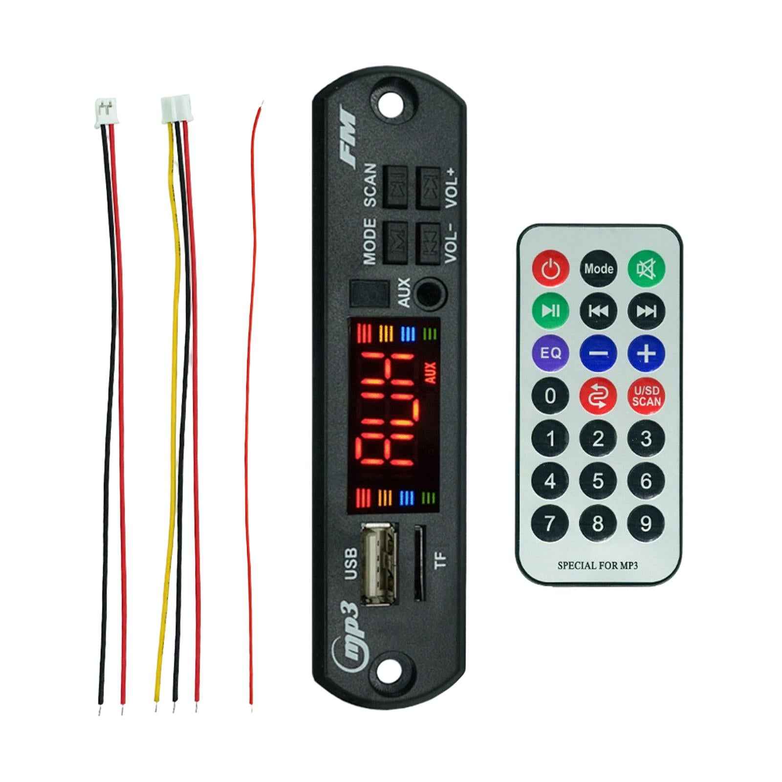BT MP3 Player Decoding Board with Recording Call 12V Audio Module for Car