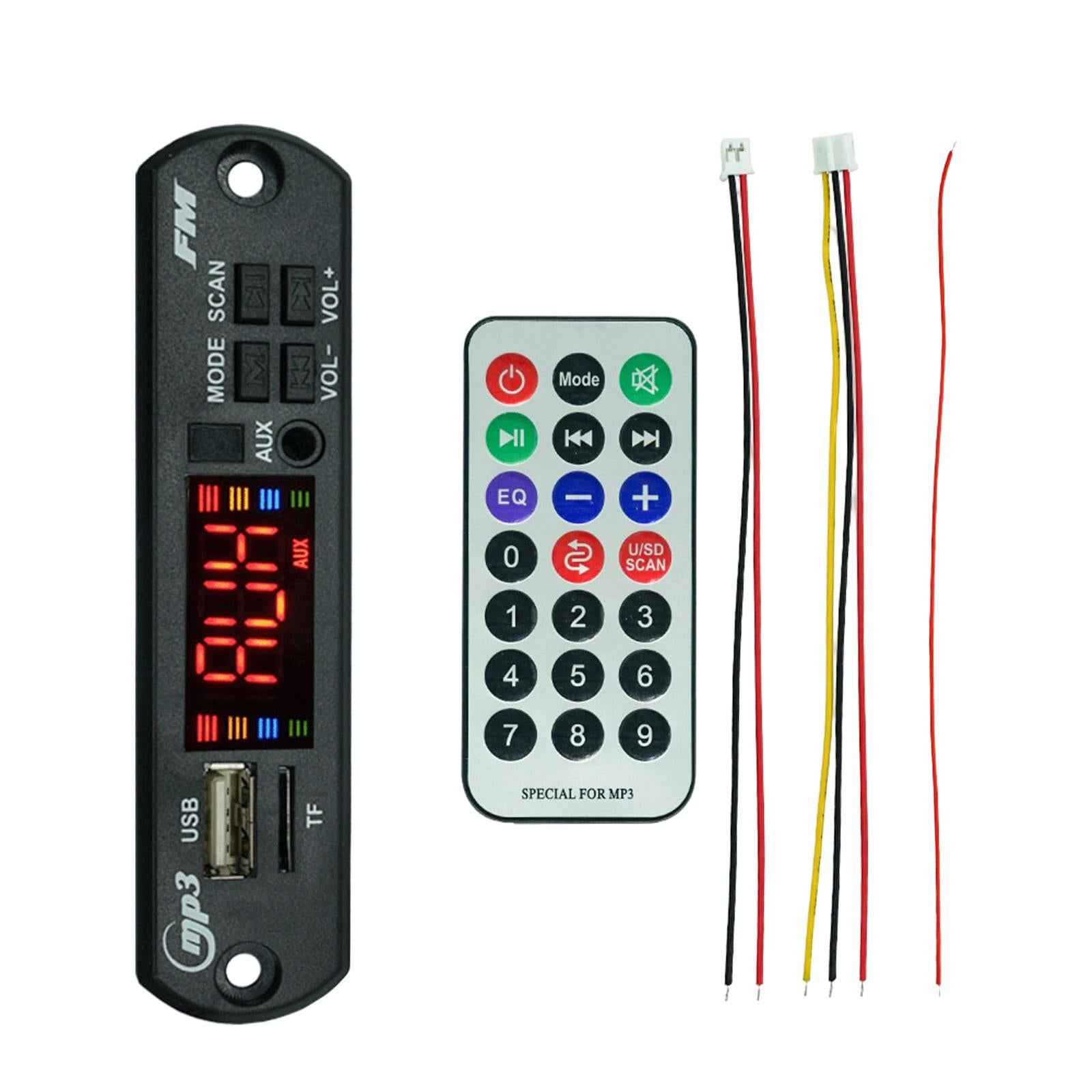 BT MP3 Player Decoding Board with Recording Call 12V Audio Module for Car