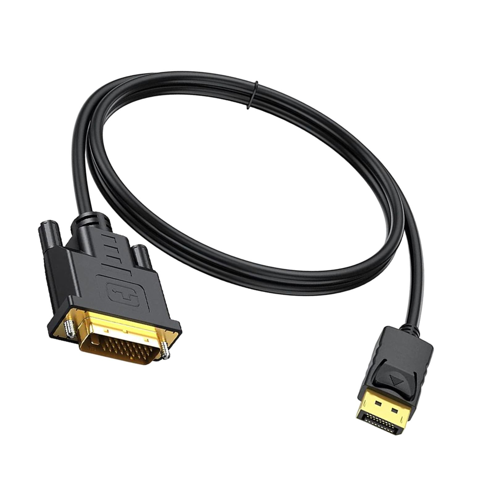 2M dp to DVI Cable Mirror Big Screen Connection for HDTV PC