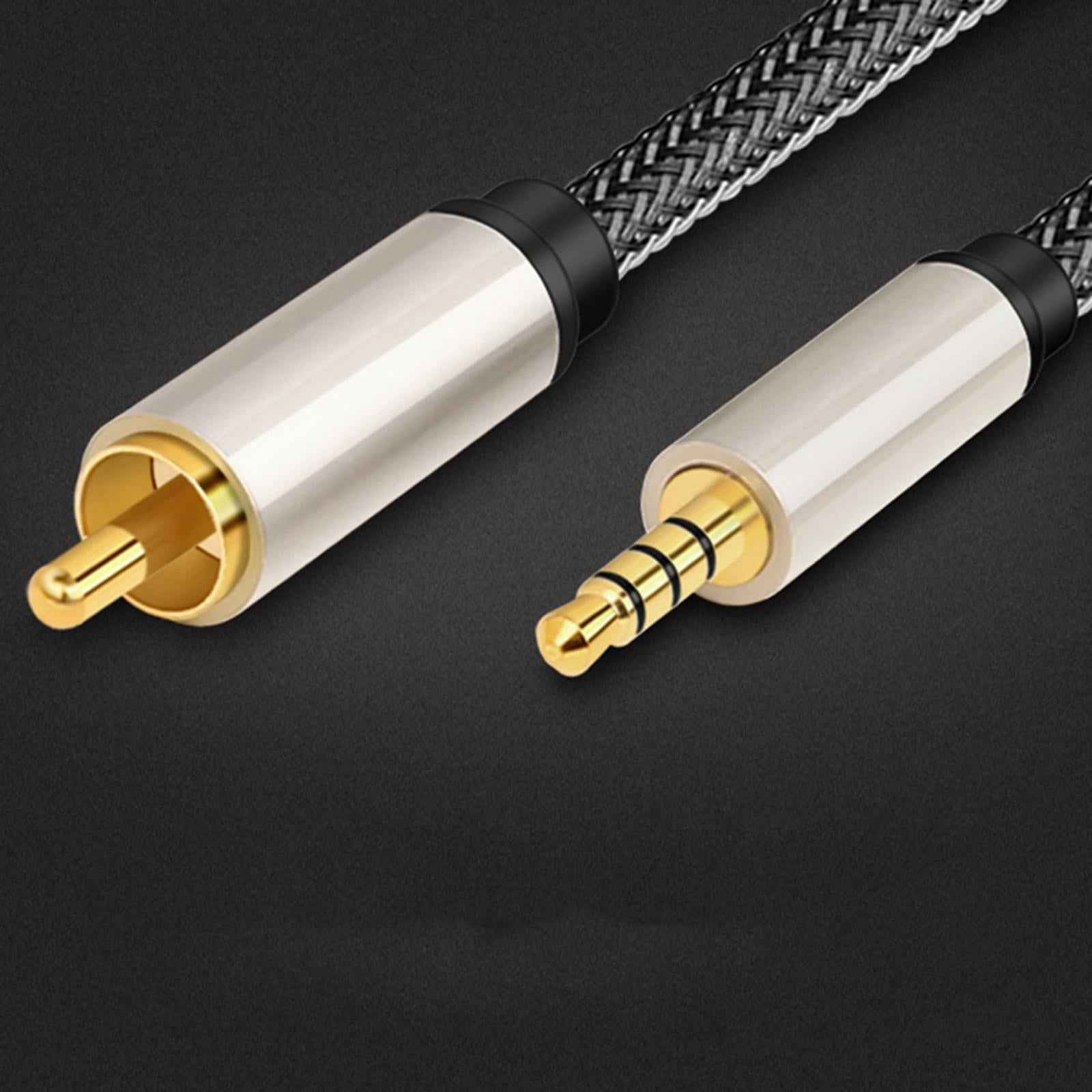 Audio Video Cable RCA to 3.5mm Digital Coaxial Cable for Home Stereos HDTV 50cmx1cmx1cm