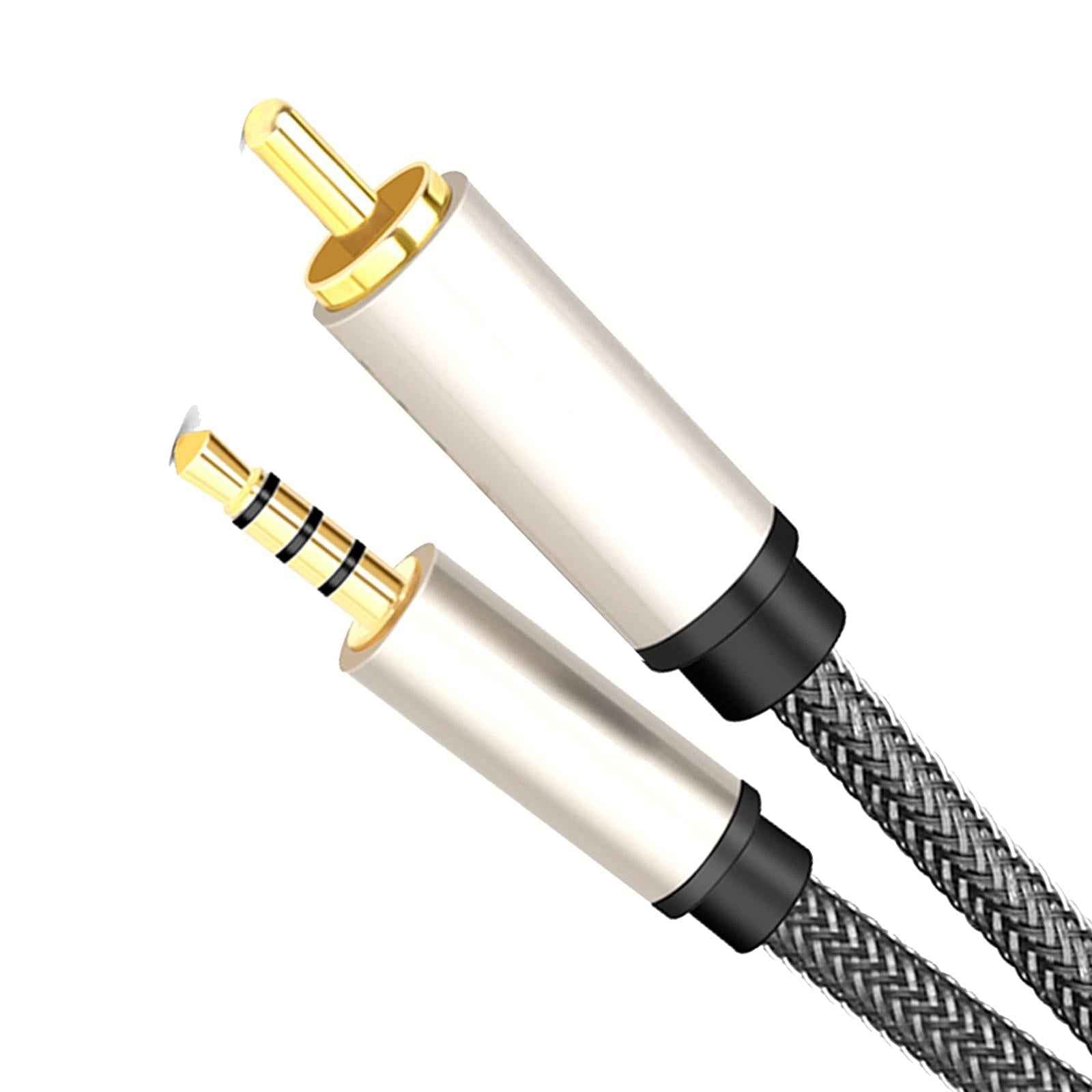 Audio Video Cable RCA to 3.5mm Digital Coaxial Cable for Home Stereos HDTV 50cmx1cmx1cm
