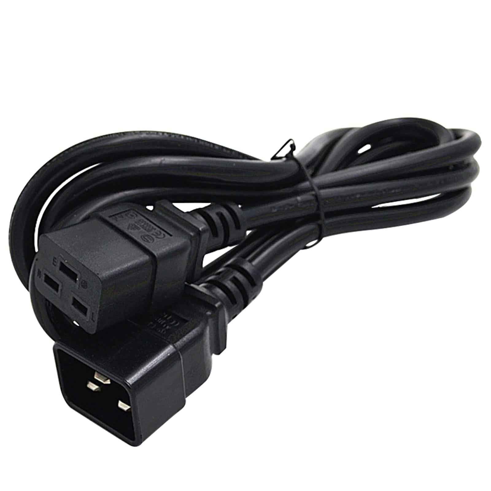 IEC320-C20 to IEC320-C19 Power Adapter Cord Computer Rated Power 2500W