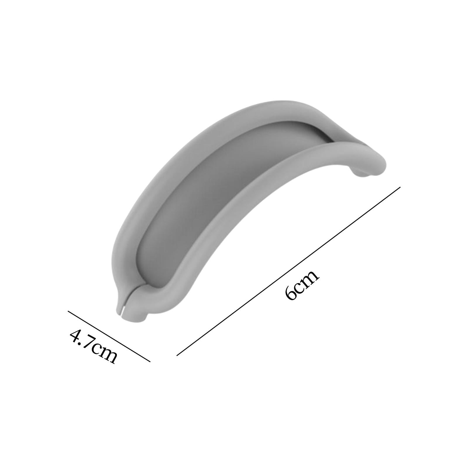 4xHeadband Cover Silicone Soft Comfortable for Wireless Headphone Accessory Gray