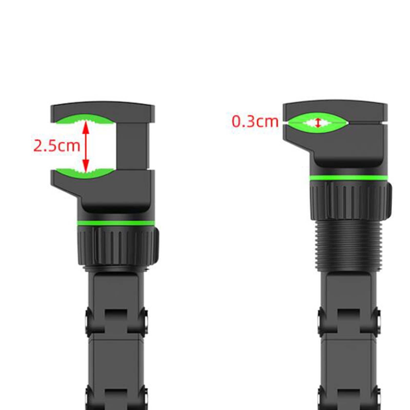 Rearview Mirror Phone Holder Rotatable Super Flexible for Video Car Auto Green