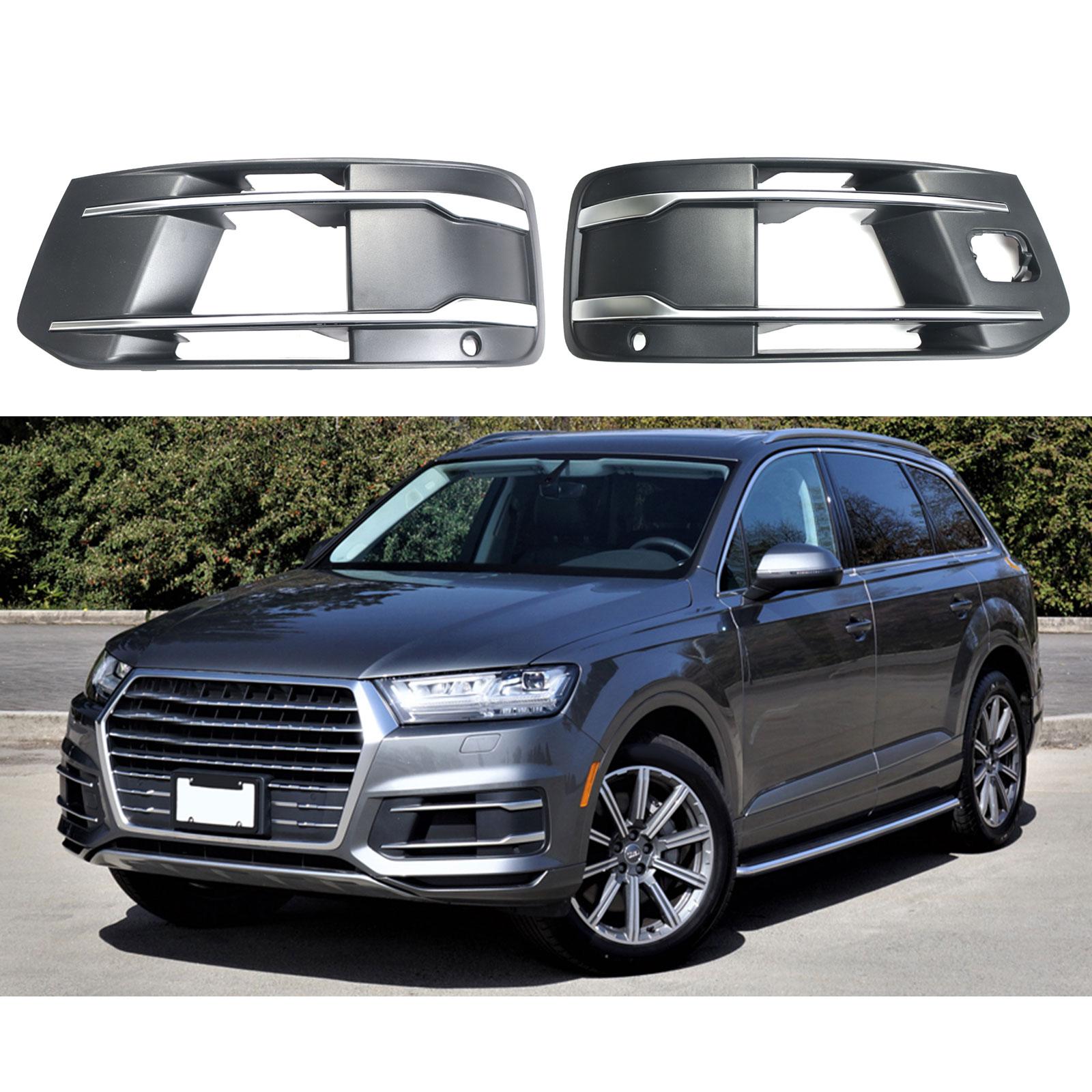 Car Front Bumper Fog Light Grill for Audi Q7 2016-2019 Easy to Install Left 4M0807681T