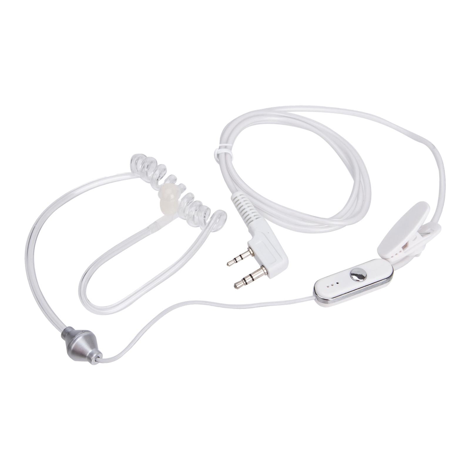 2xWalkie Talkie Earpiece Two Way Radio Earpiece Headset for UV5R BF-777 BF-658