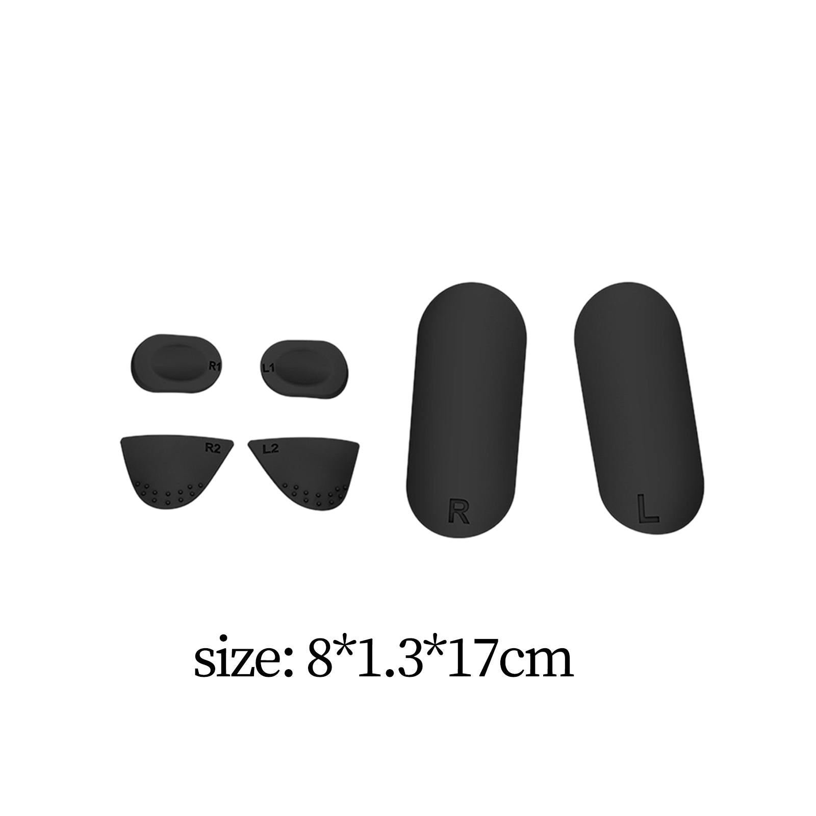 2xAnti Slip Silicone Pad 6 in 1 Accessories Kit for PS VR2 Gaming Gamepad Grip