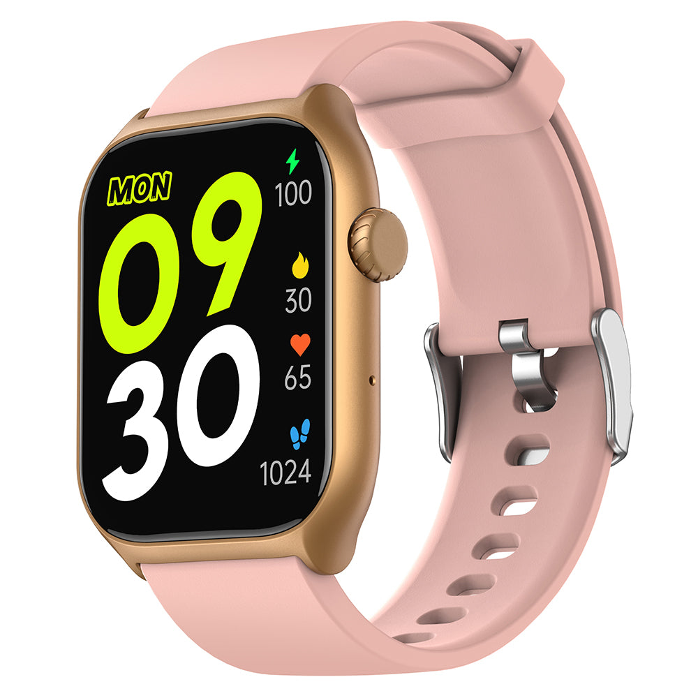 GTS7 2.0-inch Sport Watch Bluetooth Smart Watch Health Monitor Multiple Sports Modes - Gold / Pink