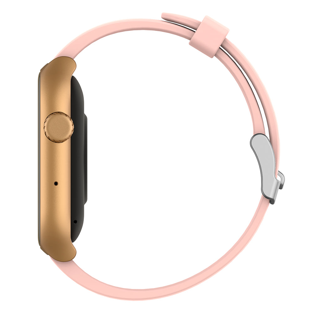 GTS7 2.0-inch Sport Watch Bluetooth Smart Watch Health Monitor Multiple Sports Modes - Gold / Pink
