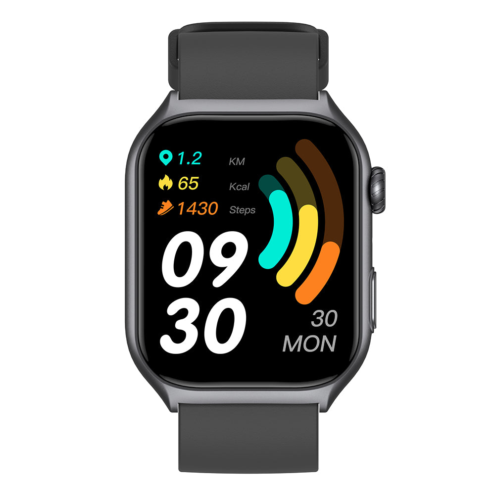 GTS7 PRO 2.0-inch Multiple Sports Modes Bluetooth Call Health Monitor Smart Watch - Black