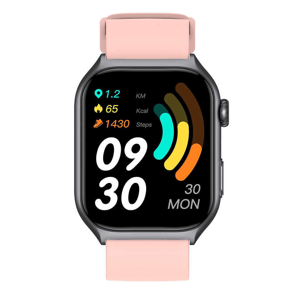 GTS7 PRO 2.0-inch Multiple Sports Modes Bluetooth Call Health Monitor Smart Watch - Pink