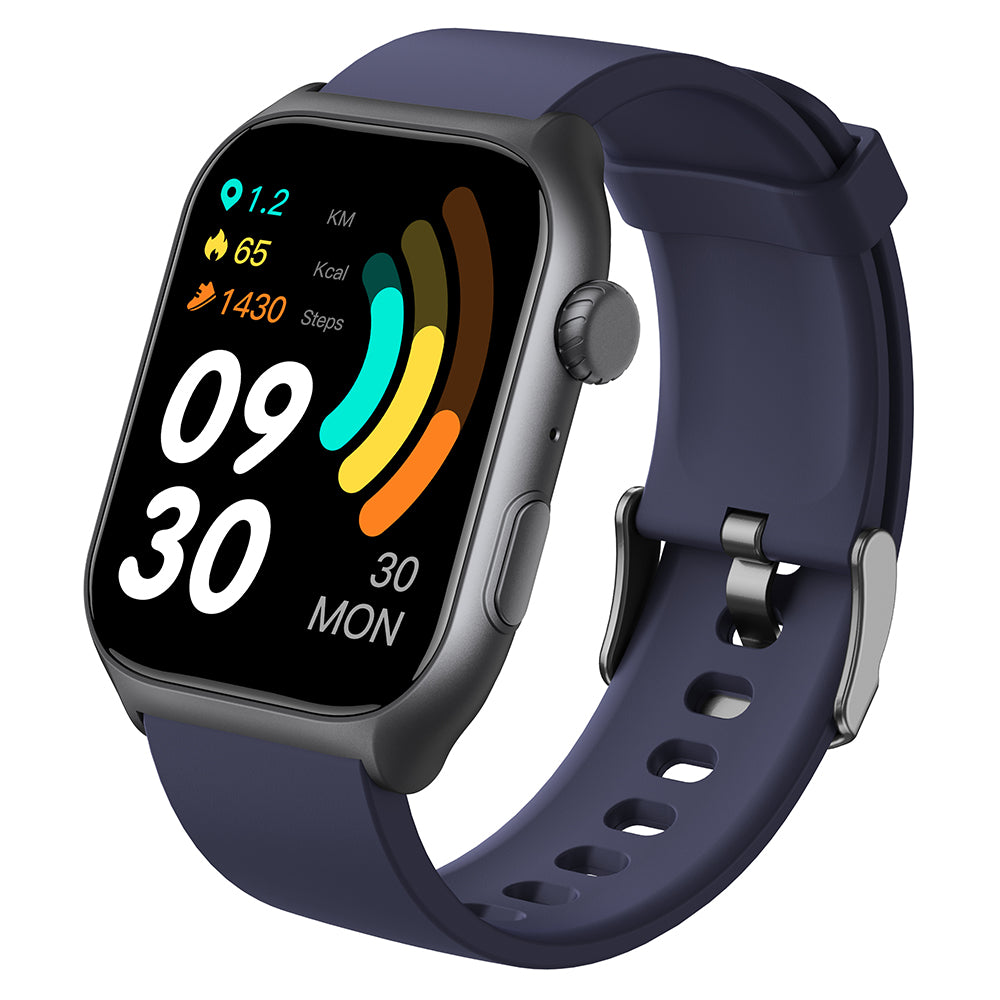 GTS7 PRO 2.0-inch Multiple Sports Modes Bluetooth Call Health Monitor Smart Watch - Blue
