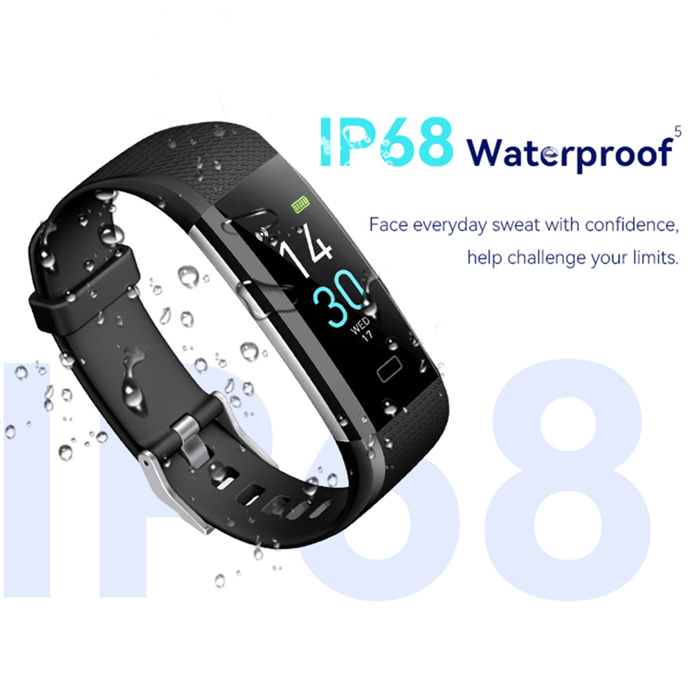 S5 0.96 Inch Screen Smart Watch Sports Bracelet Waterproof Intelligent Blood Pressure Watch - Black