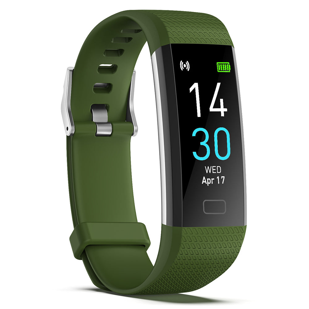 S5 0.96 Inch Screen Smart Watch Sports Bracelet Waterproof Intelligent Blood Pressure Watch - Army Green