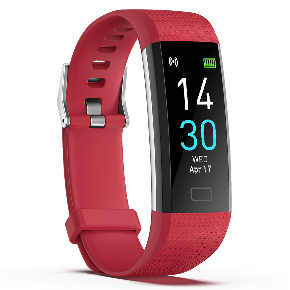 S5 0.96 Inch Screen Smart Watch Sports Bracelet Waterproof Intelligent Blood Pressure Watch - Red